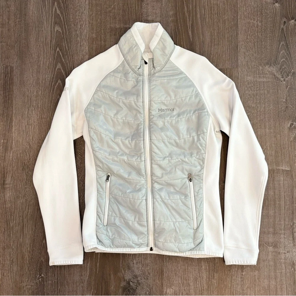 Marmot Variant Jacket White Grey Full Zip Medium